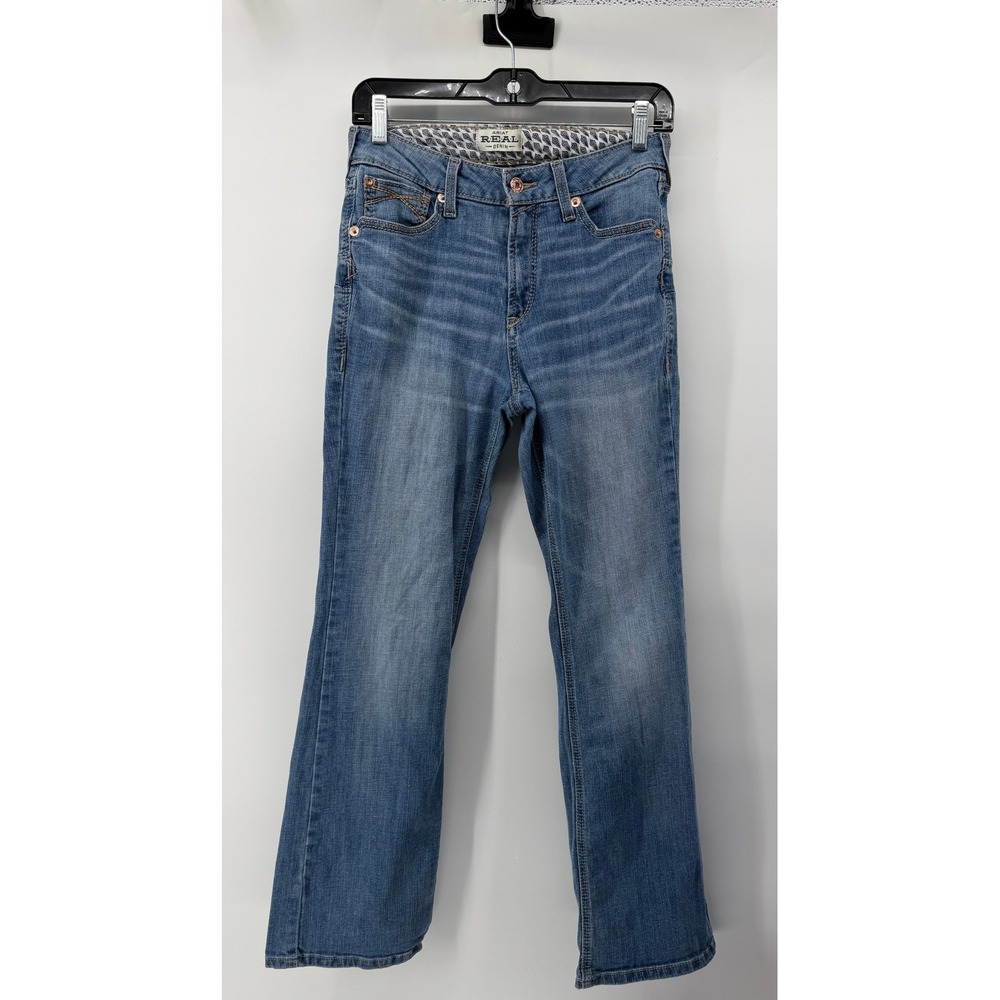 Ariat REAL Daniela Bootcut Jeans Womens 28S Tennessee Medium Wash 10039602